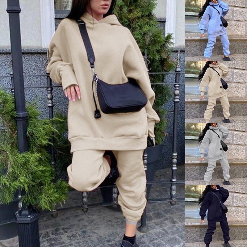 Women’s Casual Oversized Tracksuit Set | Two-Piece