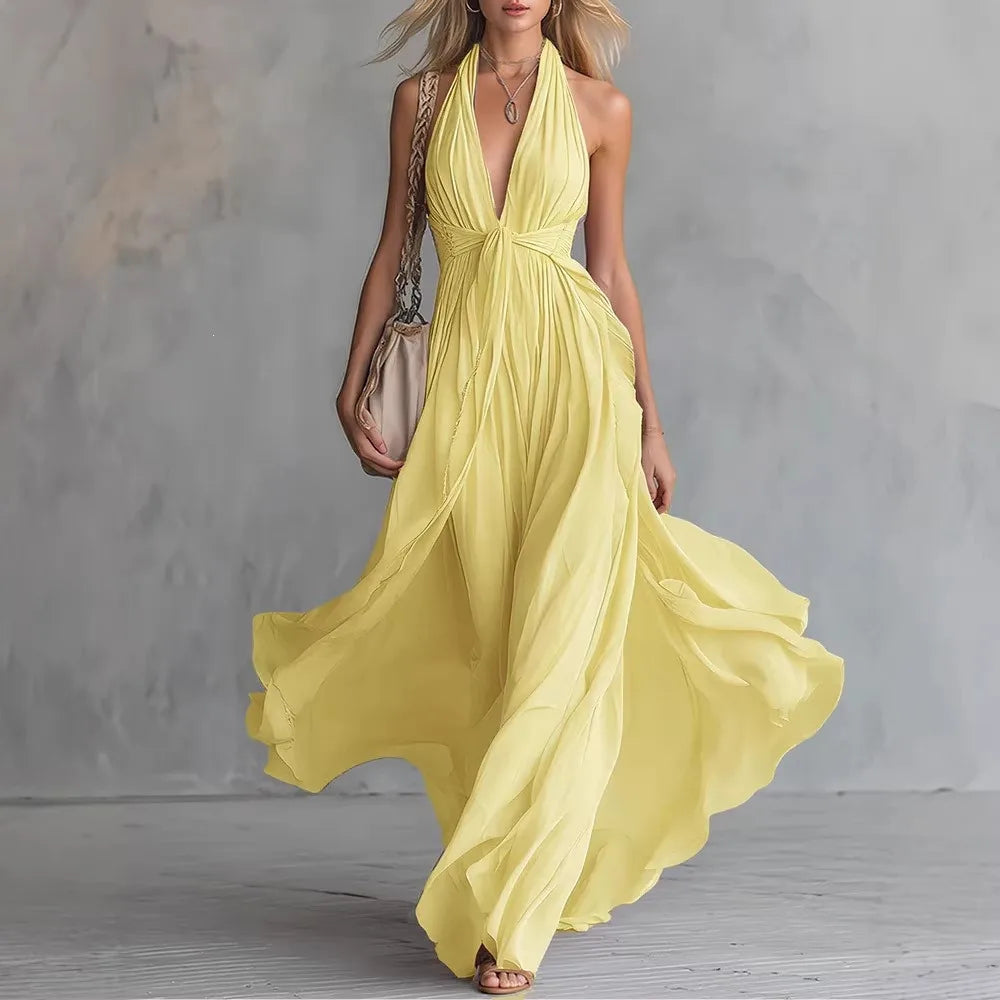 Women's Flowy Evening Dress | Maxi