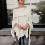 Women's Asymmetric Foldover Top | Off-Shoulder