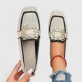 Women's Casual Work Square Toe Loafers | Slip On