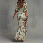 Women's Elegant Floral Dress | Maxi