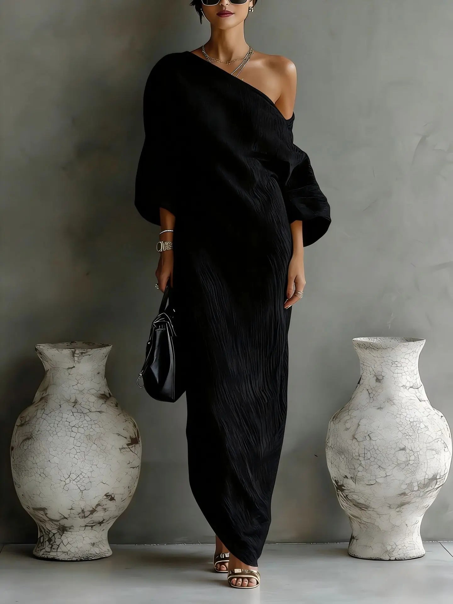 Women's Summer One Shoulder Dress | Maxi
