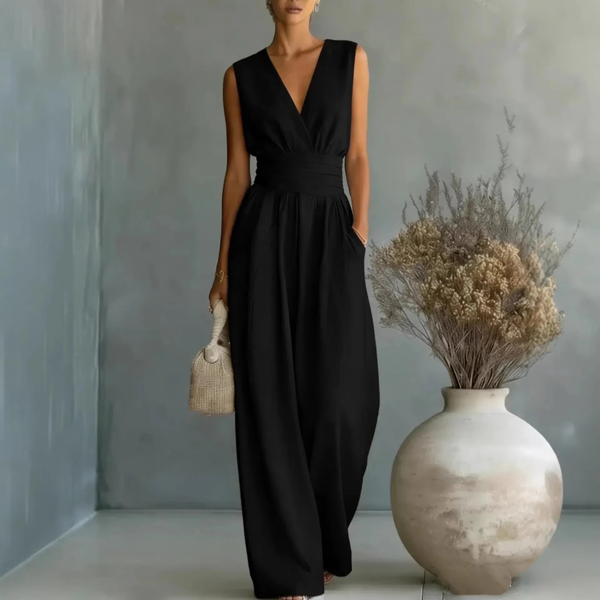 Women's Elegant Sleeveless Jumpsuit | Summer