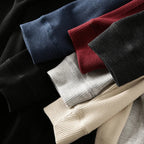 Men's Ribbed Button Up Henley Shirt | Long Sleeve