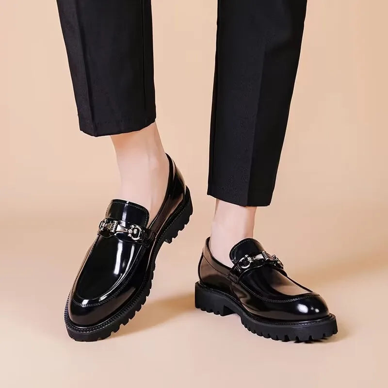 Men's Slip On Chunky Sole Loafers | Formal
