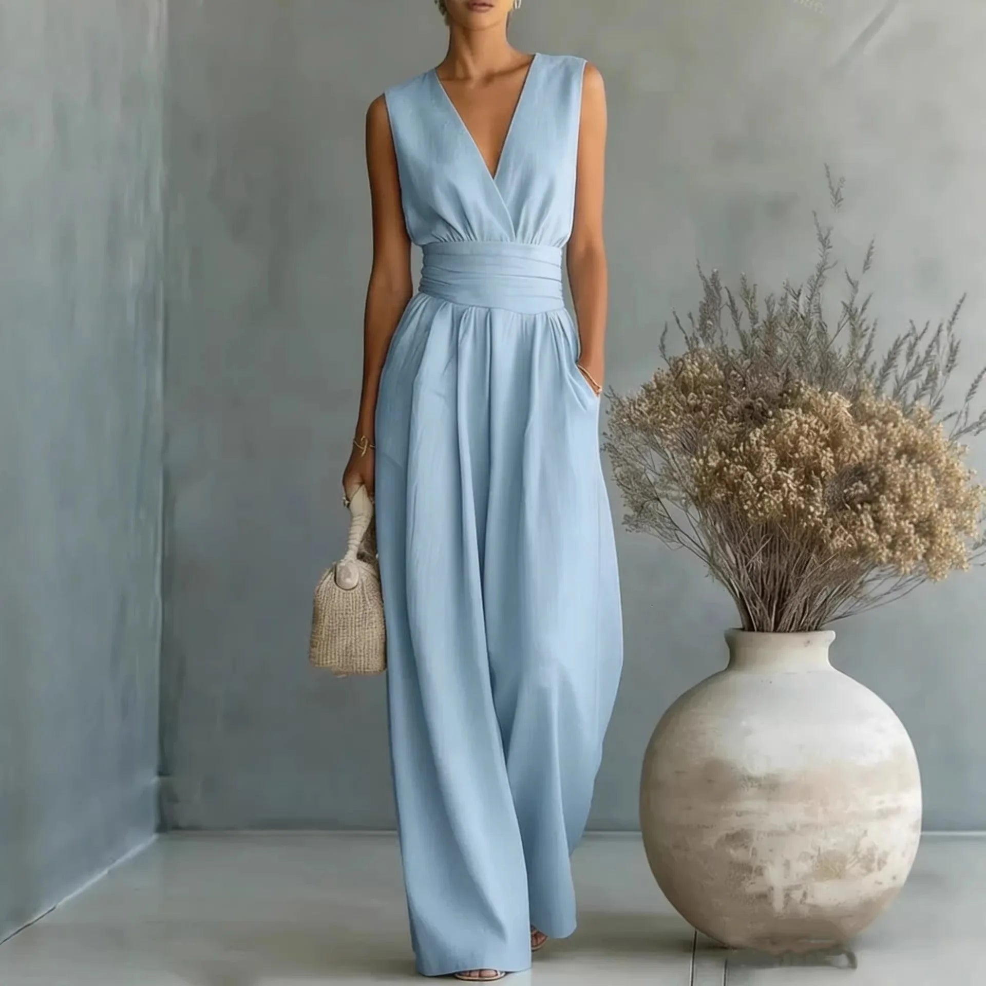 Women's Elegant Sleeveless Jumpsuit | Summer
