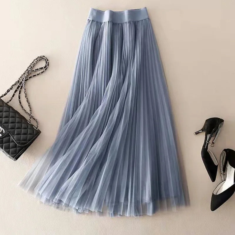 Women's Elegant Pleated Skirt | Midi