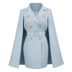 Women’s Work Cape Blazer Dress | Mini