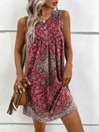 Women's Floral Boho Dress | Mini