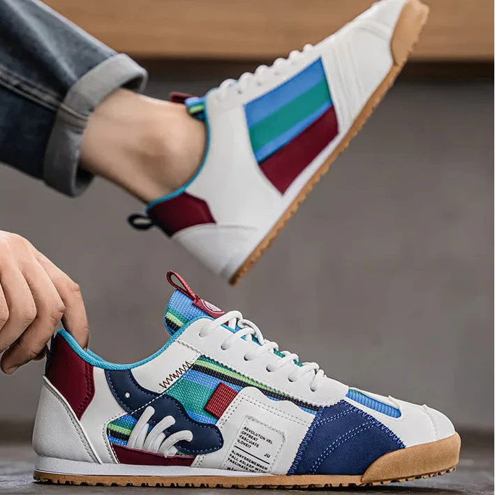 Men's Low Block Sport Sneakers | Casual