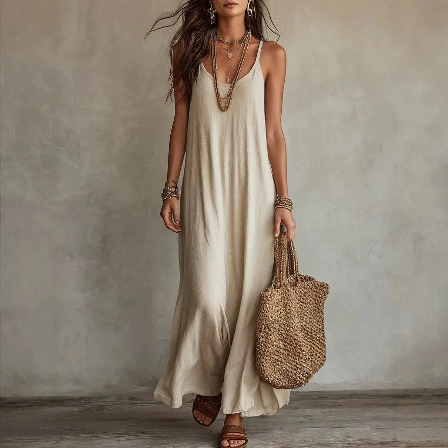 Women's Relaxed Vacation Dress | Maxi