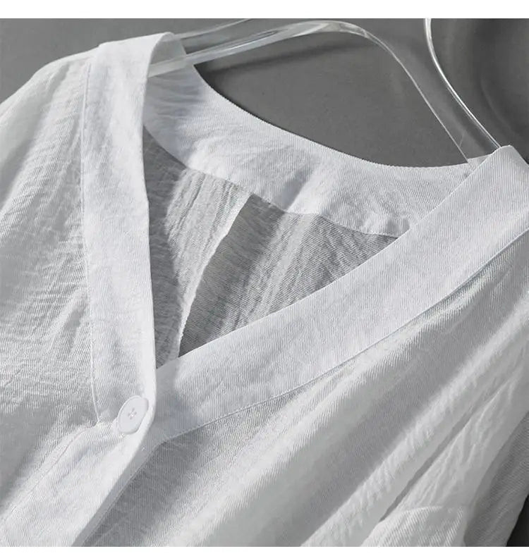Women's Summer Loose Blouse | Long Sleeves