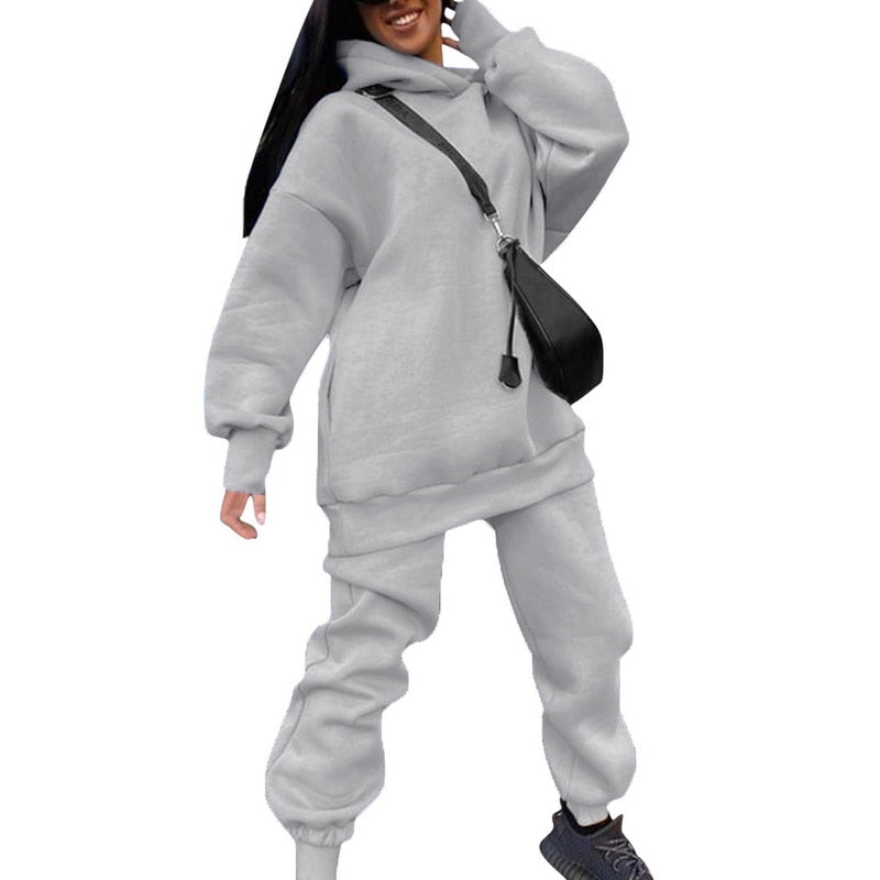 Women’s Casual Oversized Tracksuit Set | Two-Piece