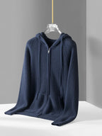 Men's Winter Zip Up Knitted Jacket | Long Sleeve