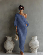Women's Summer One Shoulder Dress | Maxi