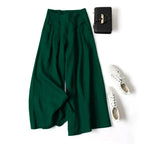 Women's Casual Wide Leg Trousers | Cropped