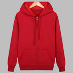 Men’s Plain Winter Zip Up Hoodie | Gym