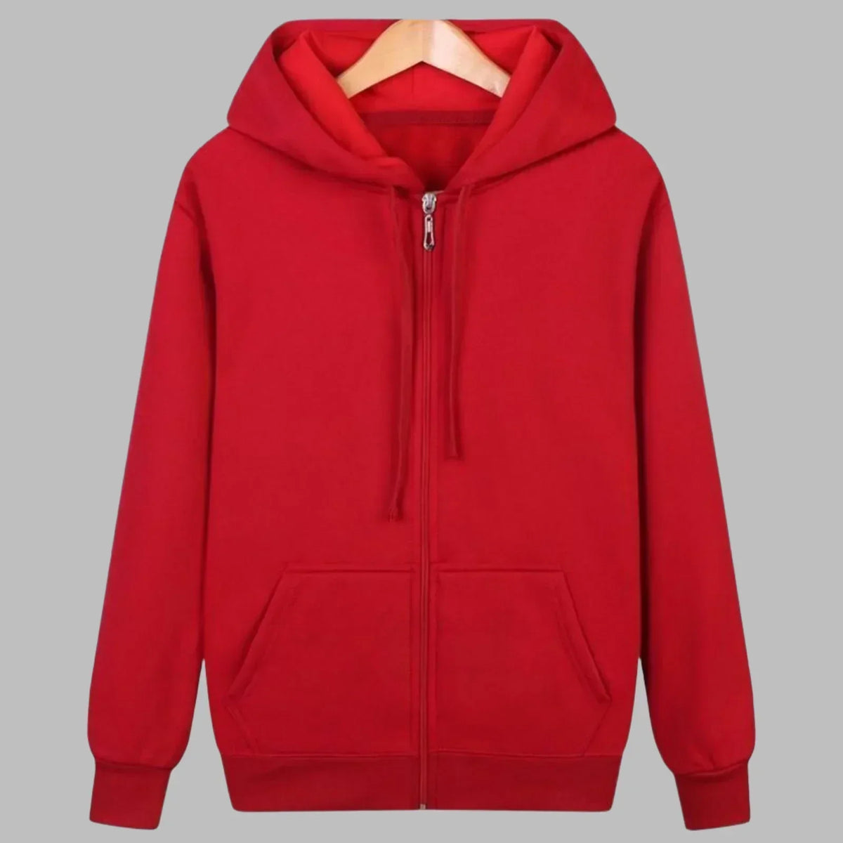 Men’s Plain Winter Zip Up Hoodie | Gym