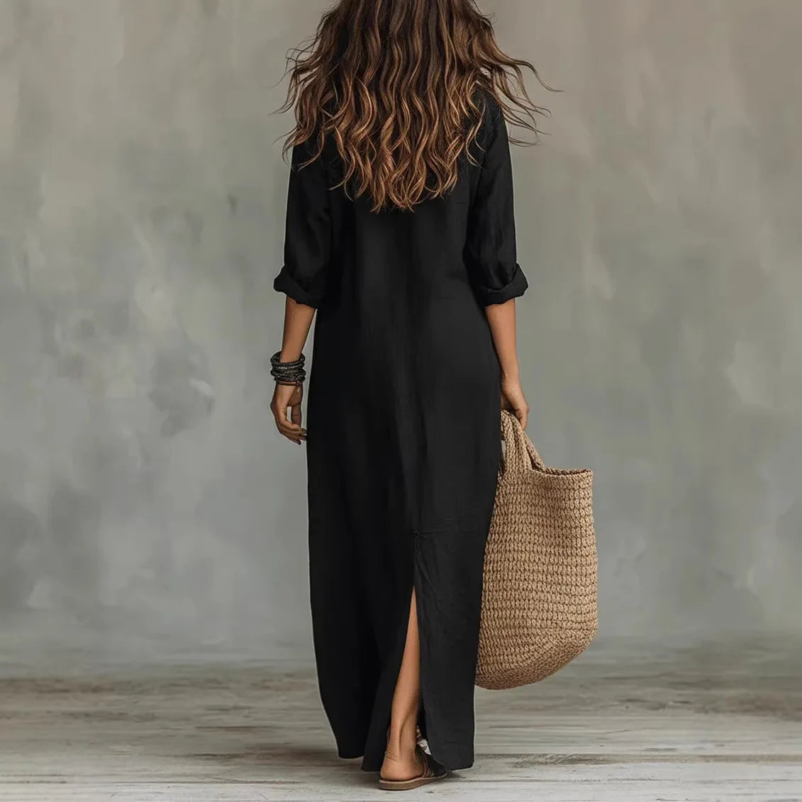 Women's Summer Long Shirt Dress | Maxi