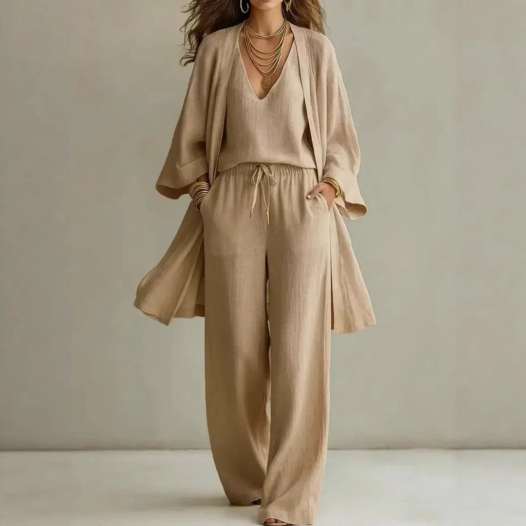Women's Three Piece Loose Co-Ord Set | Summer
