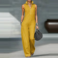 Women's Sleeveless Wide Leg Jumpsuit | Summer