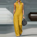 Women's Sleeveless Wide Leg Jumpsuit | Summer
