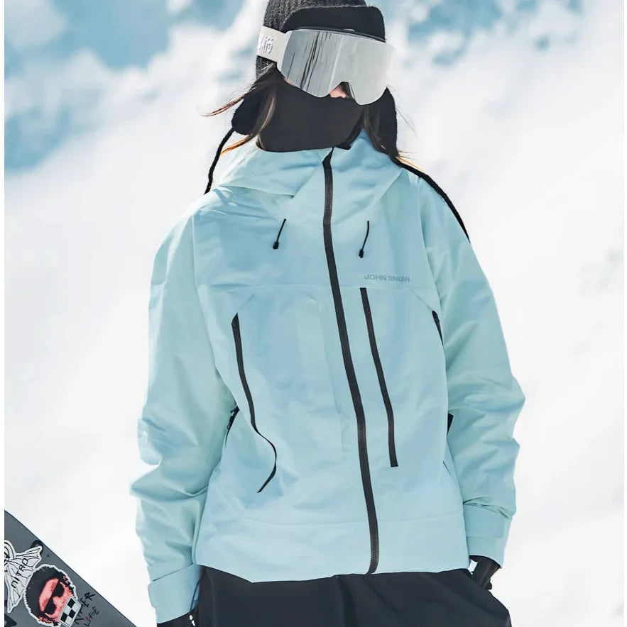 Women's Hooded Zip Up Ski Jacket | Winter