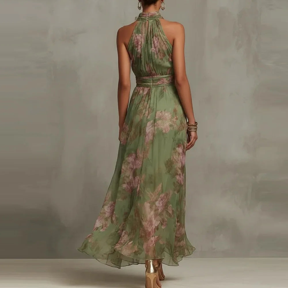Women's Floral Wedding Guest Dress | Maxi