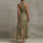 Women's Floral Wedding Guest Dress | Maxi