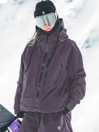 Women's Hooded Zip Up Ski Jacket | Winter