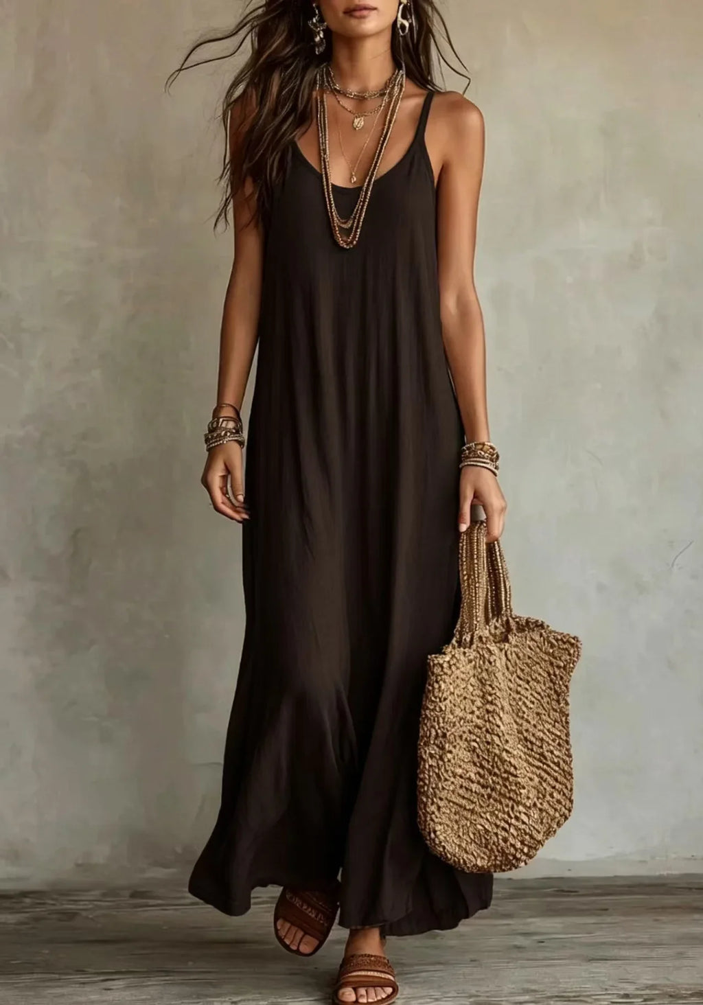 Women's Relaxed Vacation Dress | Maxi
