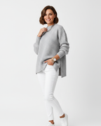Women's Oversized Crochet Knit Sweater | Winter