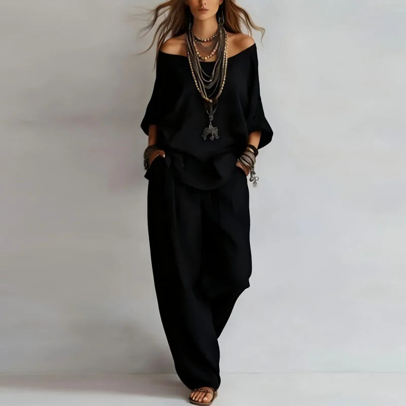 Women's Off Shoulder Co-ord Set | Summer