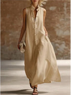 Women's Sleeveless Summer Dress | Maxi