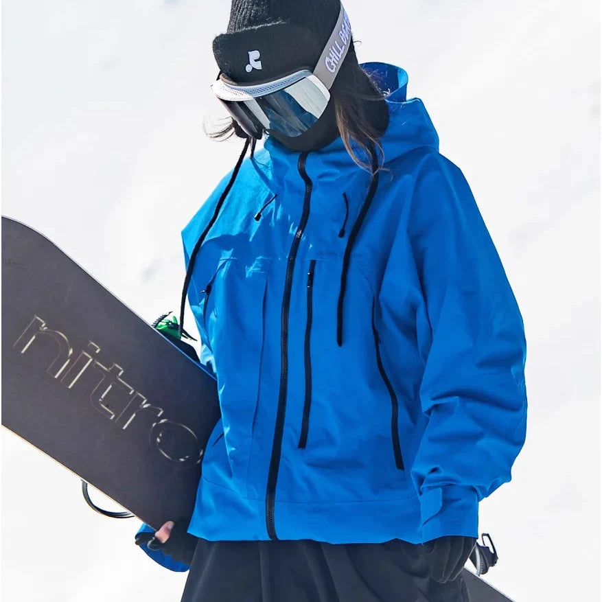Women's Hooded Zip Up Ski Jacket | Winter