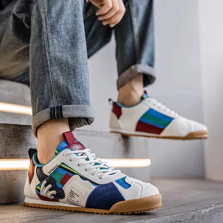 Men's Low Block Sport Sneakers | Casual