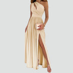 Women's One Shoulder Evening Dress | Maxi