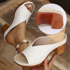 Women's Elegant Heeled Sandals | Slip On
