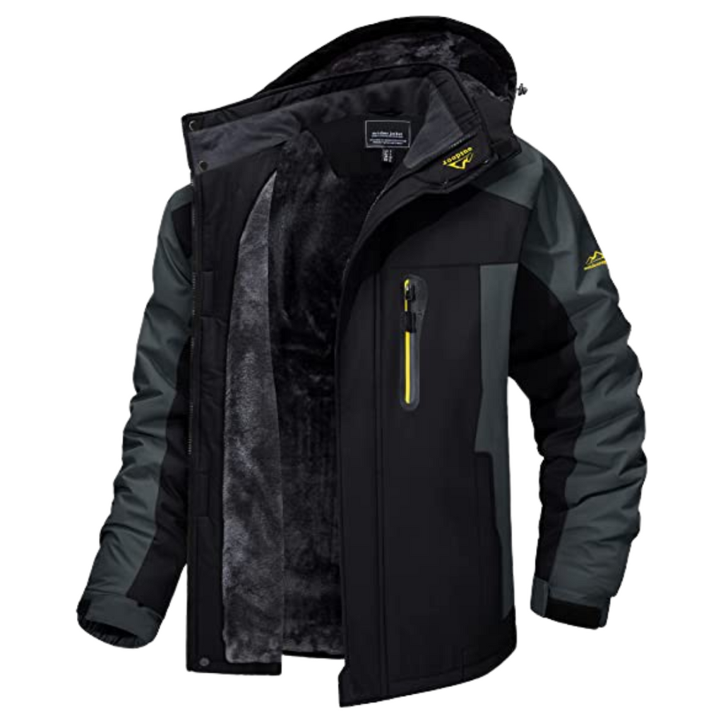Men's Casual Zip Up Winter Jacket | Hooded