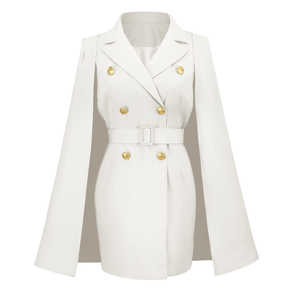 Women’s Work Cape Blazer Dress | Mini