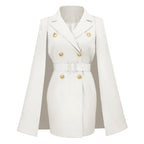 Women’s Work Cape Blazer Dress | Mini