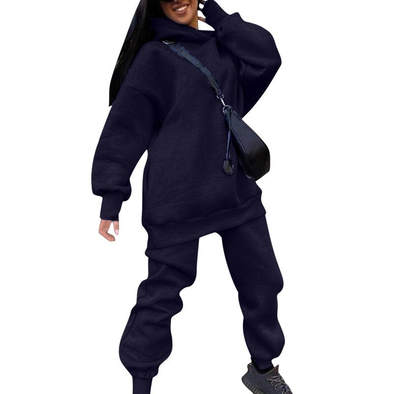 Women’s Casual Oversized Tracksuit Set | Two-Piece