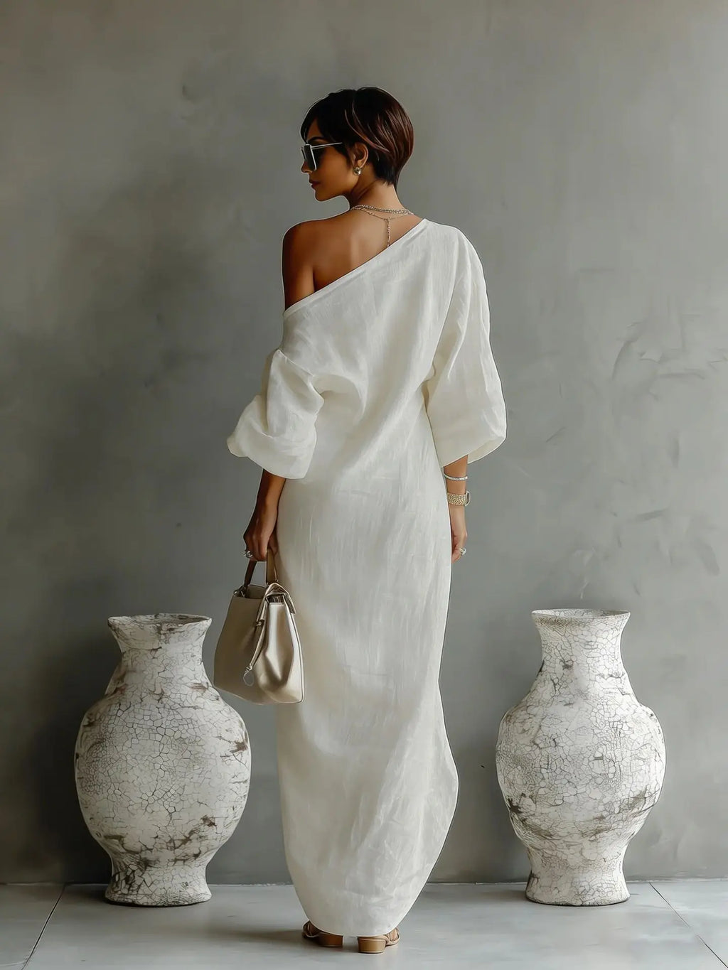 Women's Summer One Shoulder Dress | Maxi