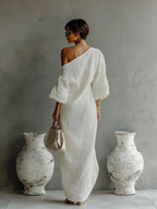 Women's Summer One Shoulder Dress | Maxi