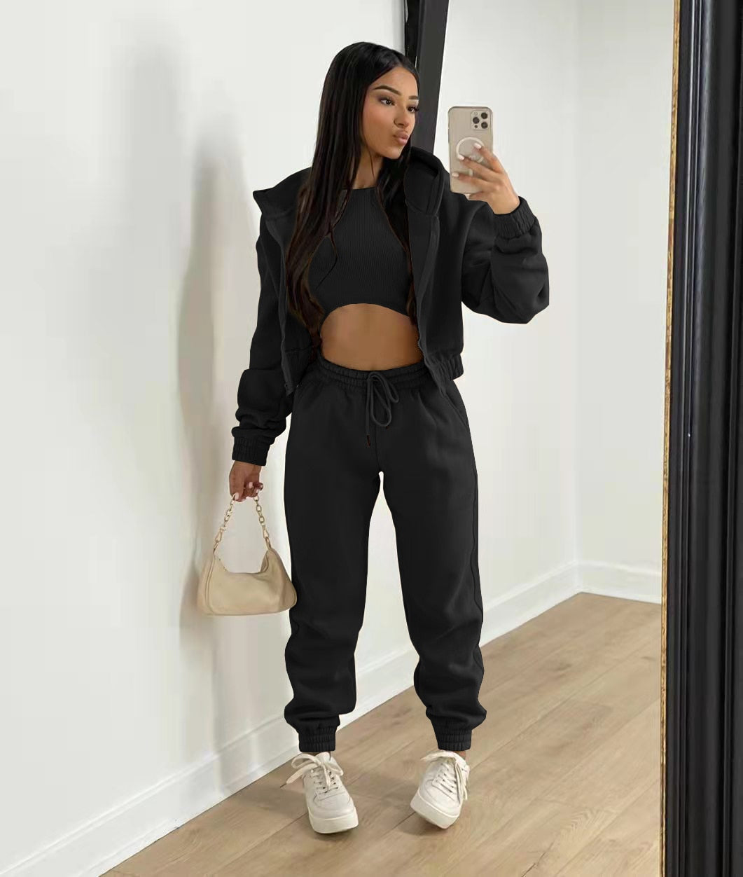 Women’s Tracksuit Three-Piece Set | Winter