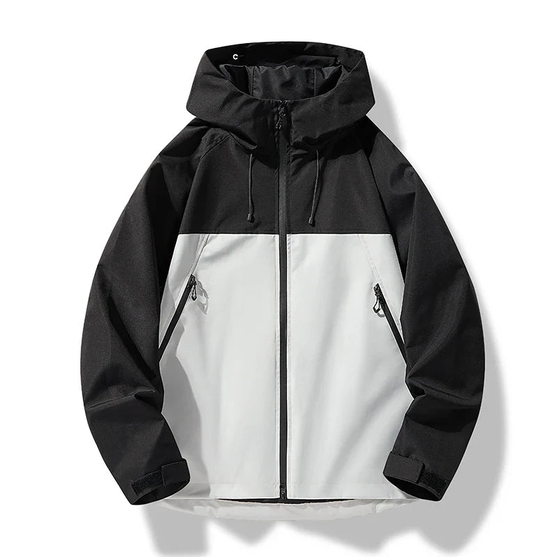 Men's Hooded Windbreaker Jacket | Zip Up