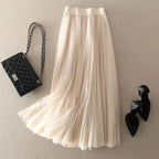 Women's Elegant Pleated Skirt | Midi
