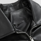 Men's Zip Up Oversized Moto Jacket | Winter