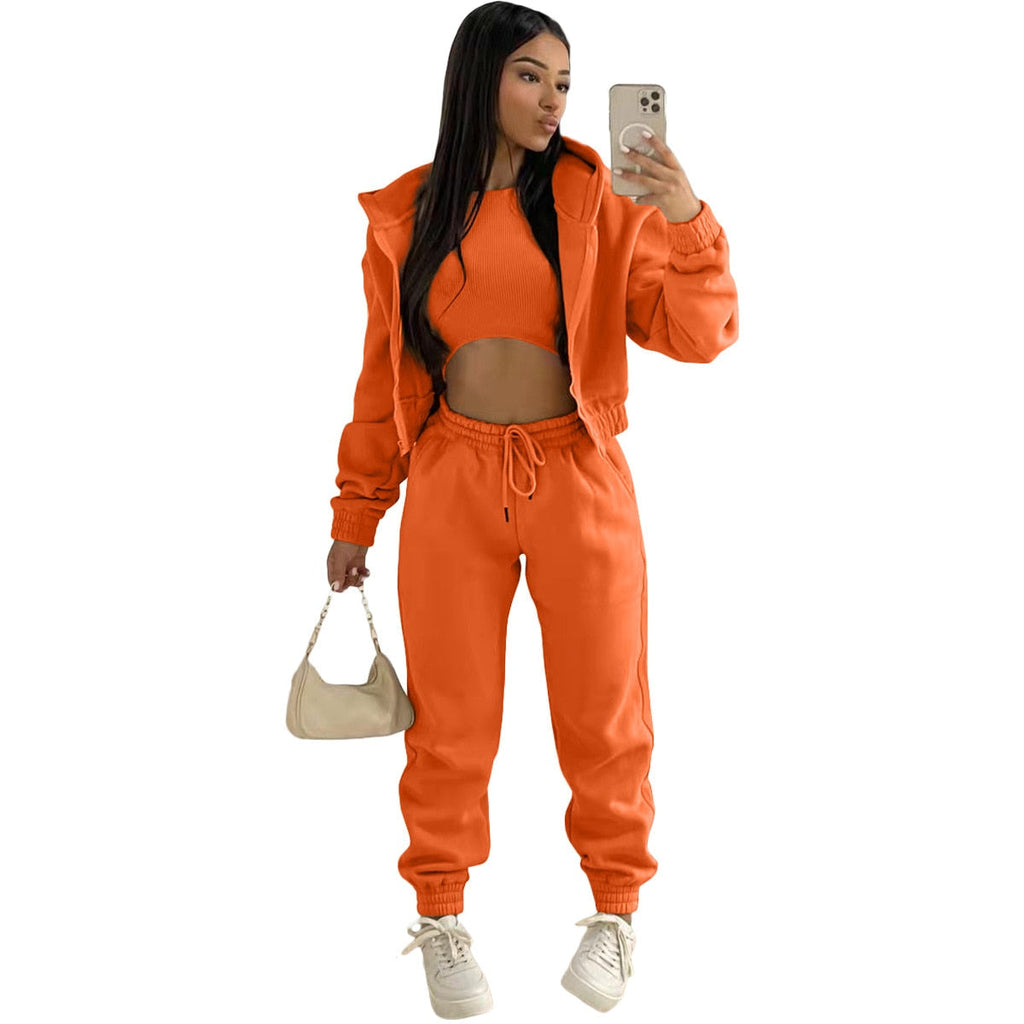Women’s Tracksuit Three-Piece Set | Winter
