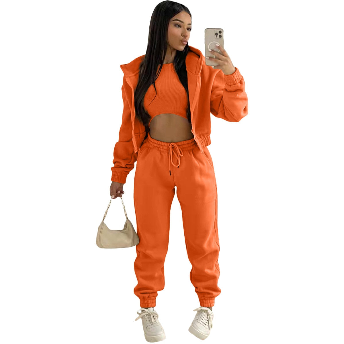 Women’s Tracksuit Three-Piece Set | Winter